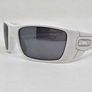Oakley OO9096-03 Fuel Cell Polished White Frame Black Iridium Lens Sunglasses